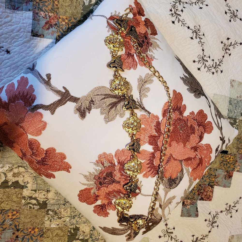 Cheetah & Lion Chain Belt